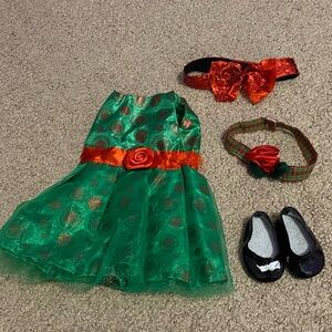 Christmas holiday doll bundle set